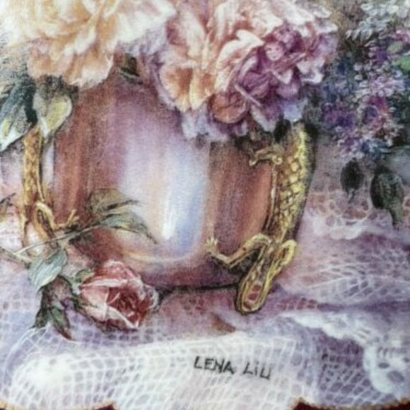 Magic Makers Plate by Lena Liu #1 In Flower Fairies 22 karat gold Decoration - Picture 4 of 8